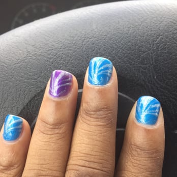 T Nails Spa - I asked and they delivered. Awesome gel design!! - Nail Salons Near Me - Houston, Texas