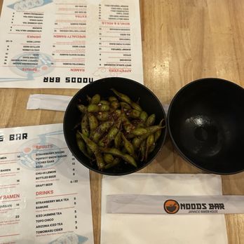 Noods Bar - Spicy Garlic Edamame - Ramen Near Me - Rancho Cucamonga, California