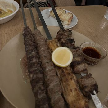 Saffy's - Skewer plate 4 ($78) - Middle Eastern Near Me - Los Angeles, California Saffy's - Skewer plate 4 ($78) - Middle Eastern Near Me - Los Angeles, California