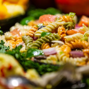 S & S Cafeteria - a pasta salad with vegetables - American Near Me - Greenville, South Carolina S & S Cafeteria - a pasta salad with vegetables - American Near Me - Greenville, South Carolina