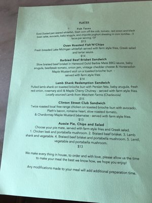 Menu photo 4 Harwood Gold Charlevoix, MI
