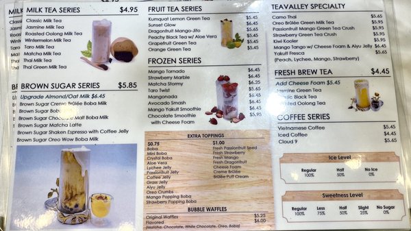 Menu photo 3 Teavalley Plano, TX