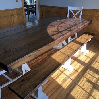 KC’s Customs - 2nd angle of our table & bench built by KC's Customs - Carpenters Near Me KC’s Customs - 2nd angle of our table & bench built by KC's Customs - Carpenters Near Me