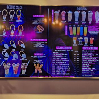 Ricko’s Churro Bar - Menu - Desserts Near Me - Charlotte, North Carolina