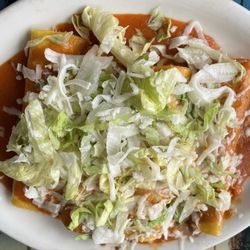Enchilada plate