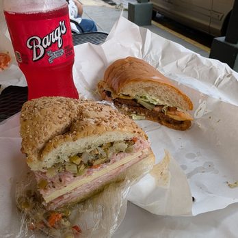 Frady's One Stop Food Store - Muffelata and Hot Sausage Po-Boy - Grocery Near Me - New Orleans, Louisiana