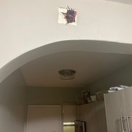 This is how they left wiring at the apartment 2 weeks ago... This is how they left wiring at the apartment 2 weeks ago...