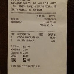 Did not like the pastries but wasn't out too many pesos