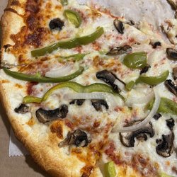Hudson House of Pizza - Hot pizza but not the one I wanted to eat.