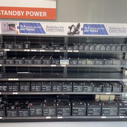 SLA Batteries for Scooters, Alarm Systems, and more. Free installs and testing included.