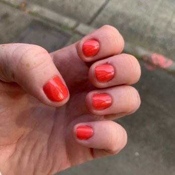 Westview Nails - Gel mani (color #66 desert poppy) - Nail Salons Near Me - Seattle, Washington Westview Nails - Gel mani (color #66 desert poppy) - Nail Salons Near Me - Seattle, Washington