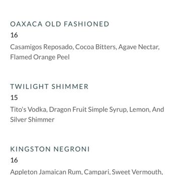 High Note - Menu via QR code - Wine Bars Near Me - Newport, Kentucky