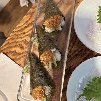 Kaori Sushi - Spicy Tuna hand roll - Sushi Bars Near Me - Fullerton, California Kaori Sushi - Spicy Tuna hand roll - Sushi Bars Near Me - Fullerton, California