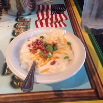 Colton's Steakhouse & Grill - Baked potato soup, expected savory but it's sweet? Wasn't sure about it at first but cracked pepper made the difference. - Steakhouses Near Me - Saint Robert, Missouri Colton's Steakhouse & Grill - Baked potato soup, expected savory but it's sweet? Wasn't sure about it at first but cracked pepper made the difference. - Steakhouses Near Me - Saint Robert, Missouri