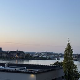 Balcony view. Balcony view.
