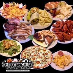 The Franchise Sports Bar & Grill - A selection of our available food