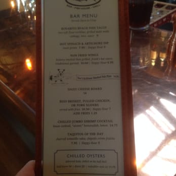 The Black Marlin - Bar menu - Seafood Near Me - Tustin, California