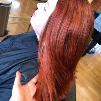 Salon Beyond - Anissa at Salon Beyond created red hair perfection. - Hair Salons Near Me - Kansas City, Missouri Salon Beyond - Anissa at Salon Beyond created red hair perfection. - Hair Salons Near Me - Kansas City, Missouri