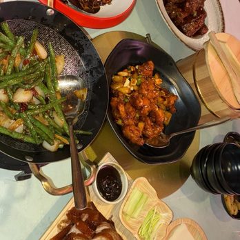 Old Li's Restaurant - Peking Duck 1/2 order - tender Green Beans- THE BEST KONG PAO Shrimp- Delicious  Spicy Chicken Sweet and Sour Ribs!!!! - Awesomeness - Chinese Near Me - North Charleston, South Carolina