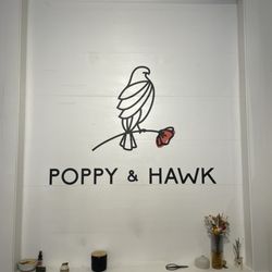 Poppy & Hawk - The sign inside