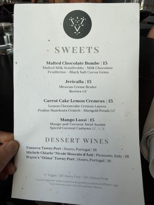 Menu photo 1 VAGA Restaurant & Bar Encinitas, CA