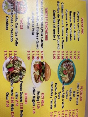 Menu photo 2 Antojitos Rincon de Guanajuato Tustin, CA
