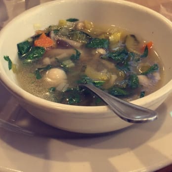Cafe Alexander - Mushroom And spinach soup - New American Near Me - Beverly Hills, California