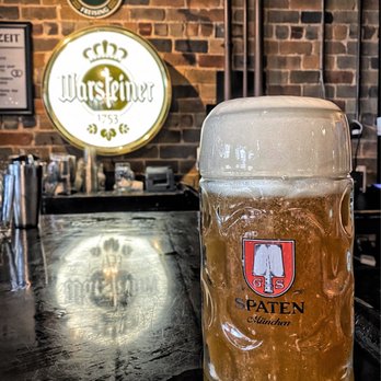 Der Biergarten - One-liter Hacker-Pschorr - German Near Me - Atlanta, Georgia