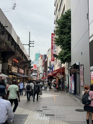 Ueno Ameyoko Shopping Street by null