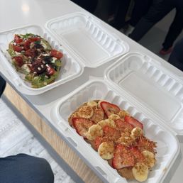 Caprese Toast & Peanut Butter Toast
