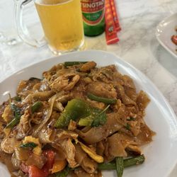 Drunken noodles