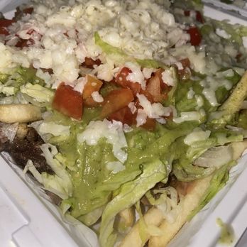 El Taco Llama - Asada fries no hot sauce extra guac sauce - Mexican Near Me - Arleta, California