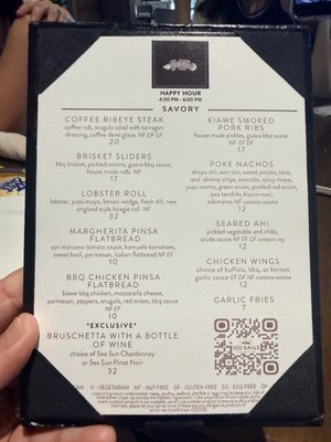 Menu photo 1 100 Sails Restaurant & Bar Honolulu, HI