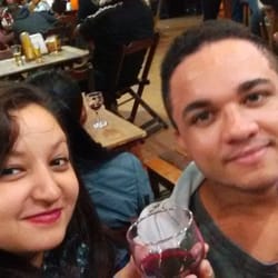 Guedes - Um dos raros momentos que conseguimos realmente uma mesa, era uma terça feira rs