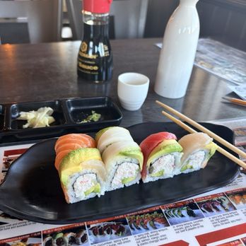 RYU SUSHI - Rainbow roll - Sushi Bars Near Me - Temecula, California RYU SUSHI - Rainbow roll - Sushi Bars Near Me - Temecula, California