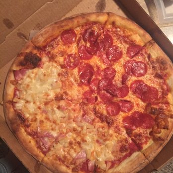 Fellini's Pizza - Ordered a large to go. Half pepperoni and half Hawaiian. Pretty delicious. - Pizza Near Me - Atlanta, Georgia