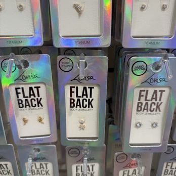 Lovisa - Flat black earrings - Piercing Near Me - Pleasanton, California