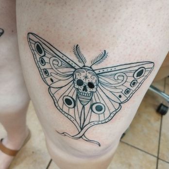 Daphne Love Tattoo - The finished line work - Tattoo Near Me - Fullerton, California