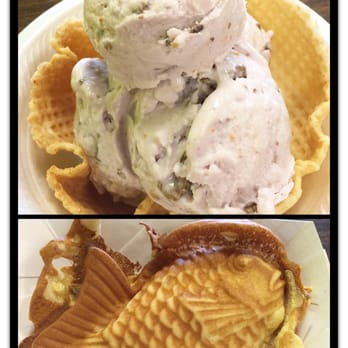 Rolled Ice Cream - Taro Heath and Bavarian stuff taiyaki! So good!! - Ice Cream & Frozen Yogurt Near Me - Orlando, Florida Rolled Ice Cream - Taro Heath and Bavarian stuff taiyaki! So good!! - Ice Cream & Frozen Yogurt Near Me - Orlando, Florida