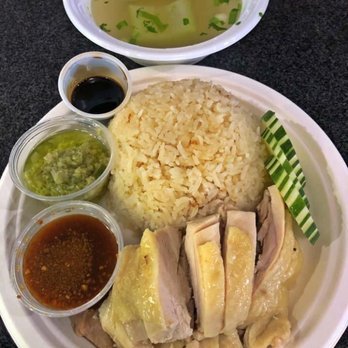 Meng's kitchen - Hainanese Chicken and Rice (Kao Mun Gai) with Winter Melon Broth - Singaporean Near Me - Orlando, Florida Meng's kitchen - Hainanese Chicken and Rice (Kao Mun Gai) with Winter Melon Broth - Singaporean Near Me - Orlando, Florida