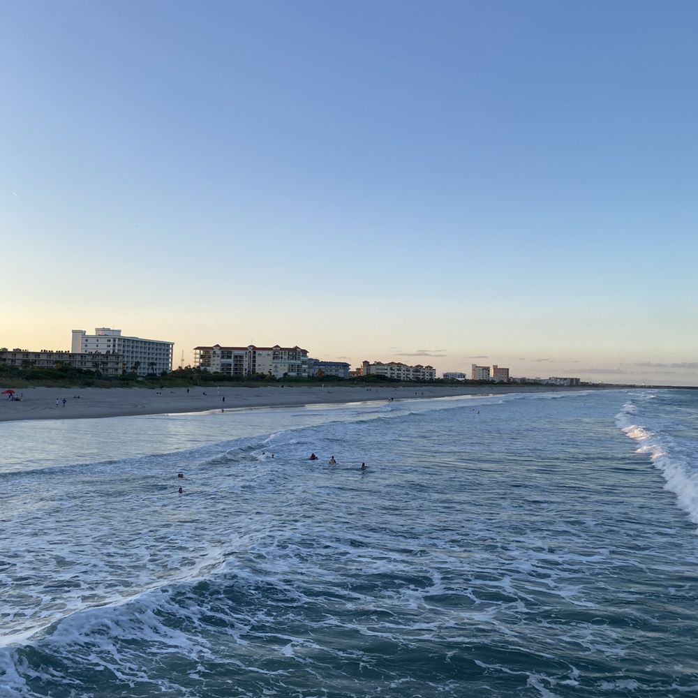 Pier 62 - view from the end of the pier! - Seafood Near Me - Cocoa Beach, Florida Pier 62 - view from the end of the pier! - Seafood Near Me - Cocoa Beach, Florida