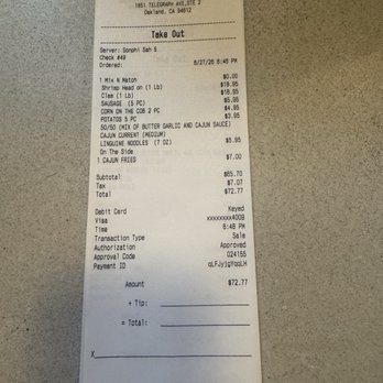Cajun Claws Seafood Boil House - Overcharged with incompetent management - Cajun/Creole Near Me - Oakland, California Cajun Claws Seafood Boil House - Overcharged with incompetent management - Cajun/Creole Near Me - Oakland, California