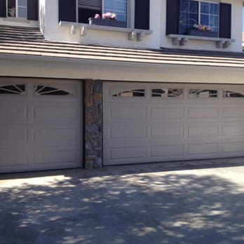New 3 Car Garage Doors Long Panel Sandstone Color 2 Insulation New 3 Car Garage Doors Long Panel