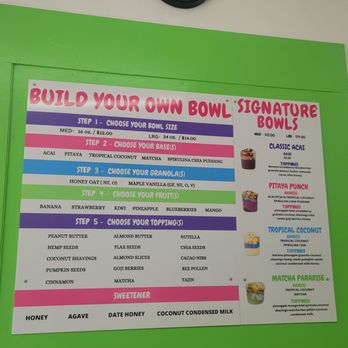 Muse Juice Bar - Build your own bowl menu as of January 2025 - Juice Bars & Smoothies Near Me - San Francisco, California Muse Juice Bar - Build your own bowl menu as of January 2025 - Juice Bars & Smoothies Near Me - San Francisco, California