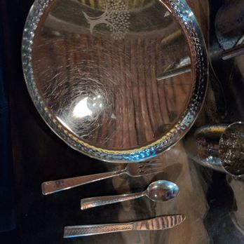 Daawat a Ishq - Love the hammered steel serving ware - Indian Near Me - Vancouver, Washington Daawat a Ishq - Love the hammered steel serving ware - Indian Near Me - Vancouver, Washington