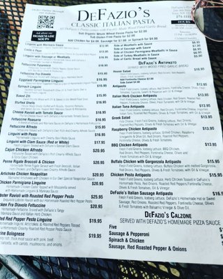 Menu photo 2 DeFazio's Troy, NY