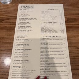 Menu Menu