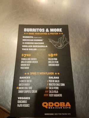 Menu photo 7 QDOBA Mexican Eats Enterprise, NV