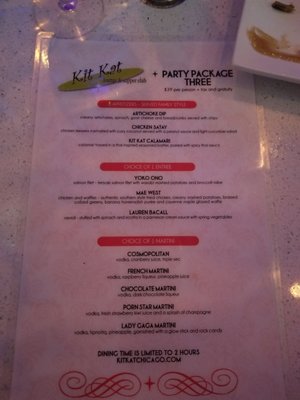 Menu photo 6 Kit Kat Club Chicago, IL