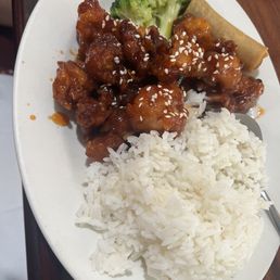 Sesame chicken lunch special Sesame chicken lunch special